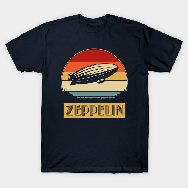 Zeppelin Vintage T-Shirt by Saamdibilquraniart